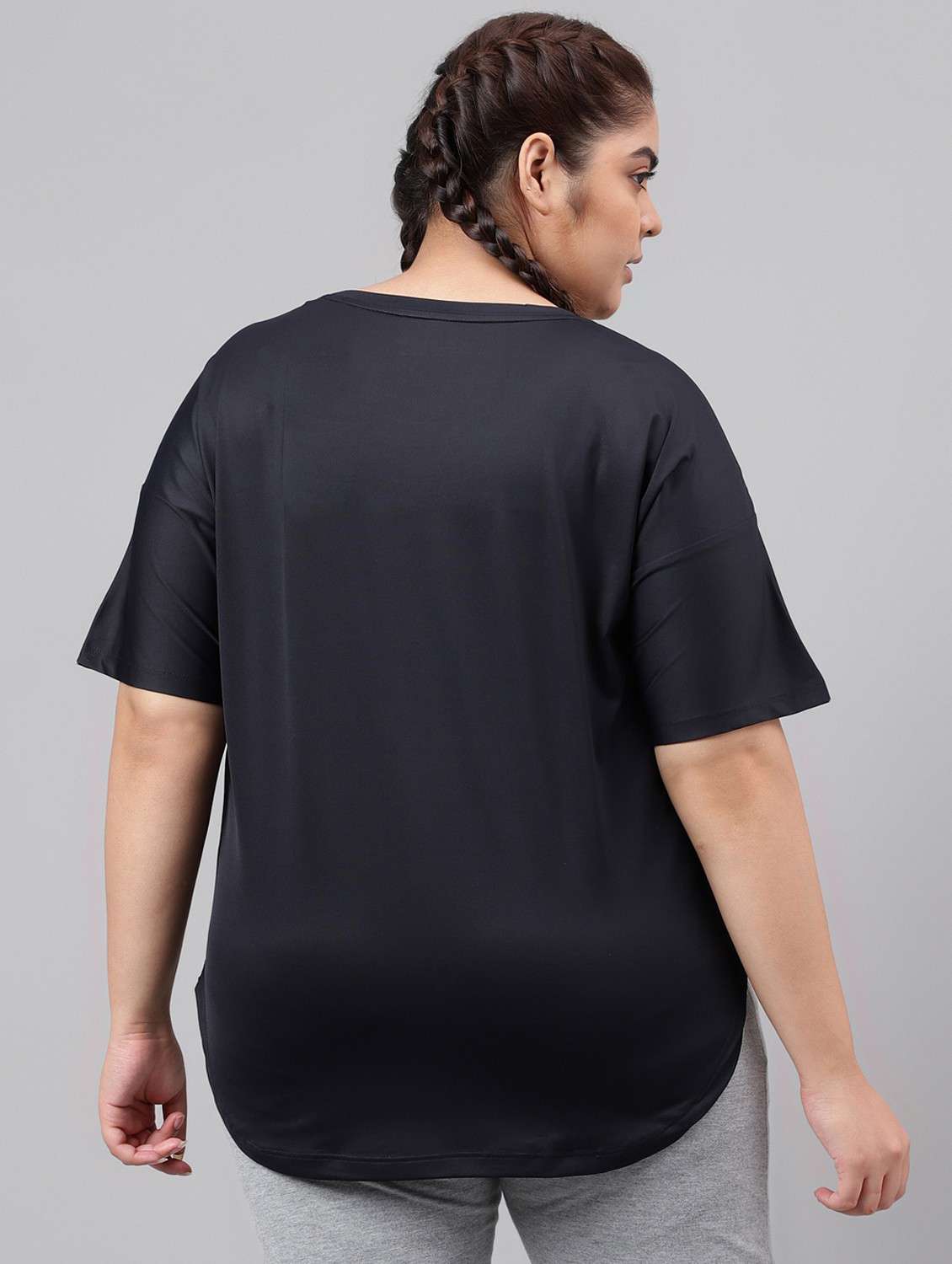 women plus size printed dri-fit sports t-shirt - 21762518 -  Standard Image - 3