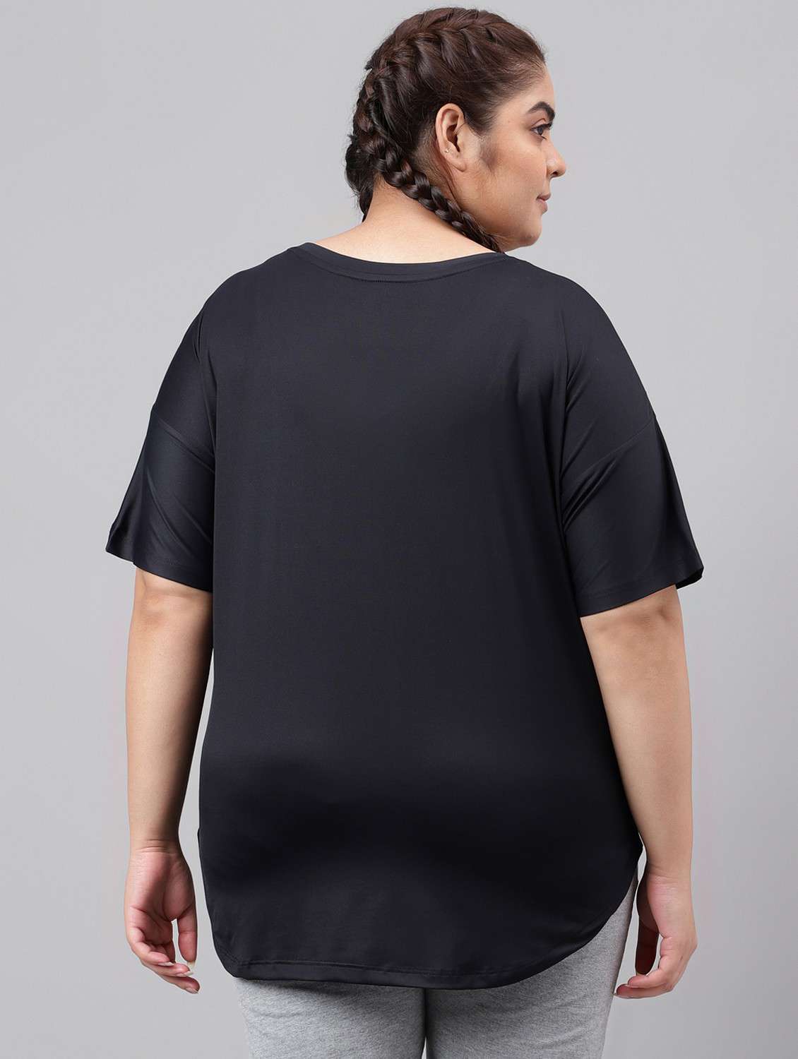 women plus size printed dri-fit sports t-shirt - 21762527 -  Standard Image - 3