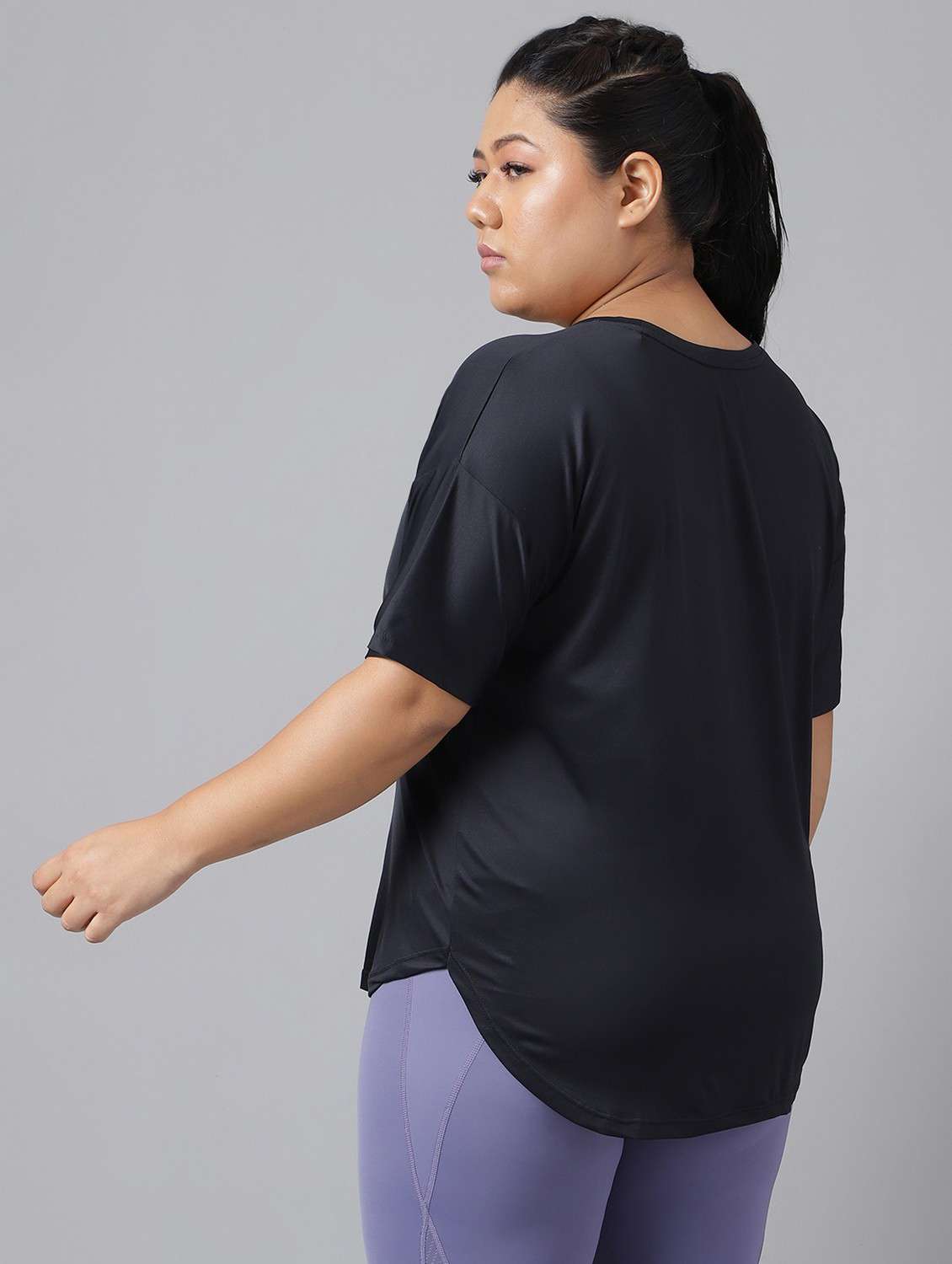 women plus size printed dri-fit sports t-shirt - 21762534 -  Standard Image - 3