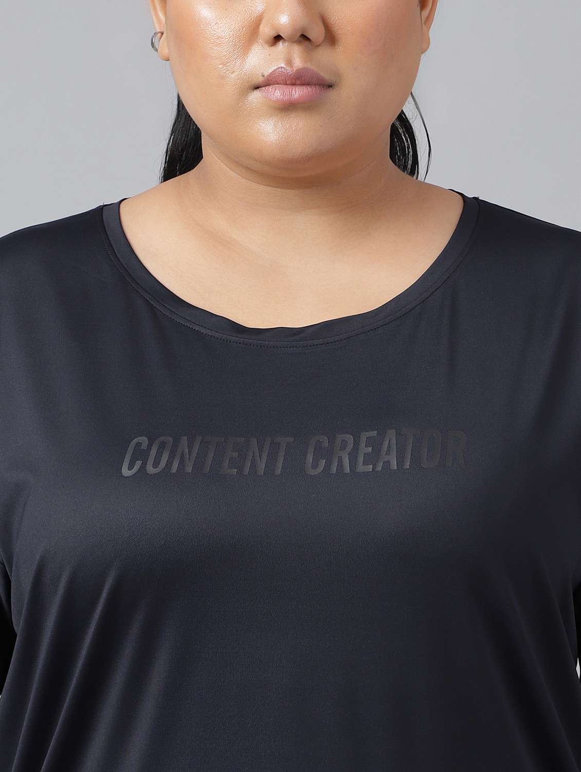women plus size printed dri-fit sports t-shirt - 21762534 -  Standard Image - 5