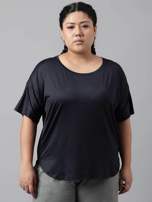 women plus size printed dri-fit sports t-shirt - 21762540 -  Standard Image - 0