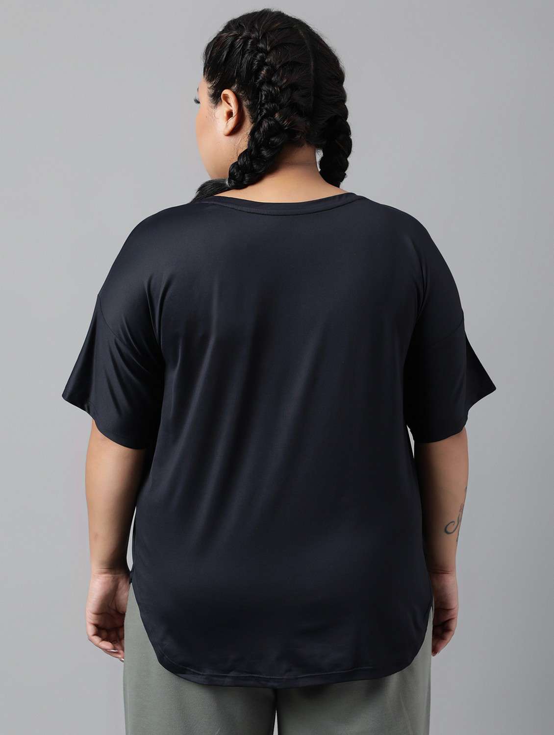 women plus size printed dri-fit sports t-shirt - 21762540 -  Standard Image - 3