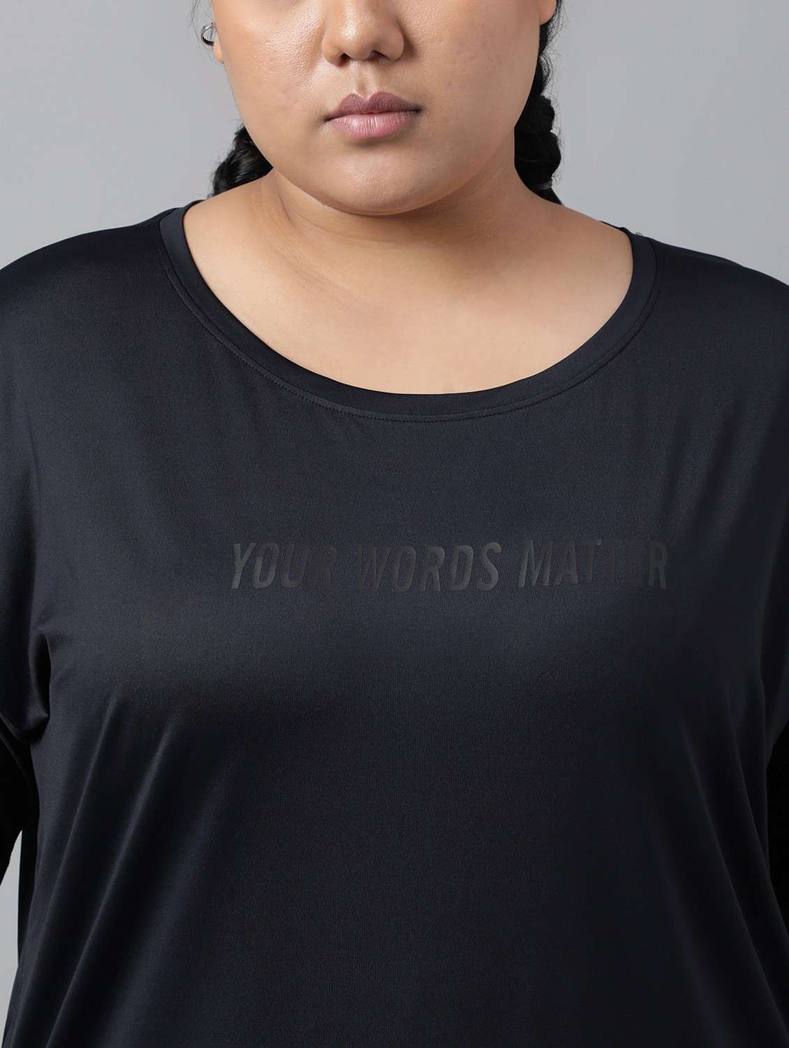 women plus size printed dri-fit sports t-shirt - 21762540 -  Standard Image - 5