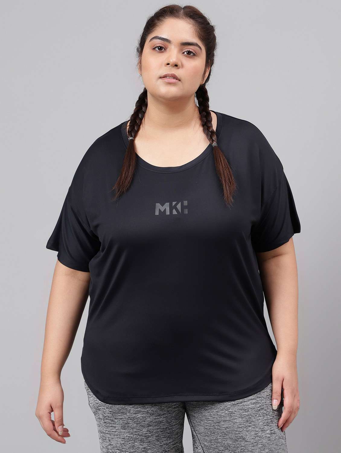 women plus size printed dri-fit sports t-shirt - 21762542 -  Zoom Image - 0