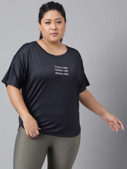 women plus size printed dri-fit sports t-shirt - 21762544 -  Standard Image - 0