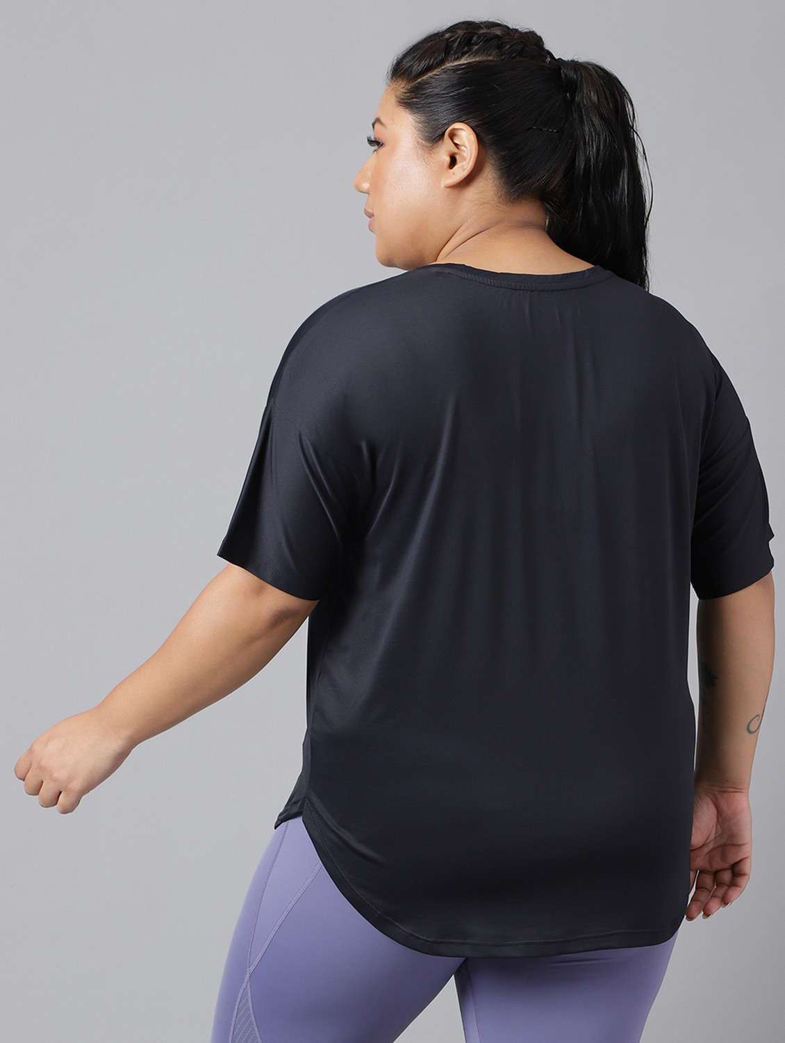 women plus size printed dri-fit sports t-shirt - 21762554 -  Standard Image - 3