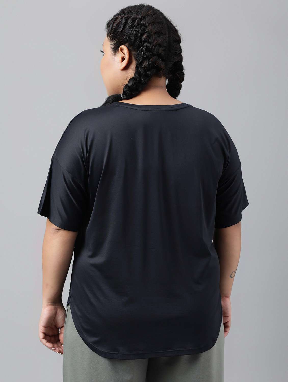 women plus size printed dri-fit sports t-shirt - 21762556 -  Standard Image - 3