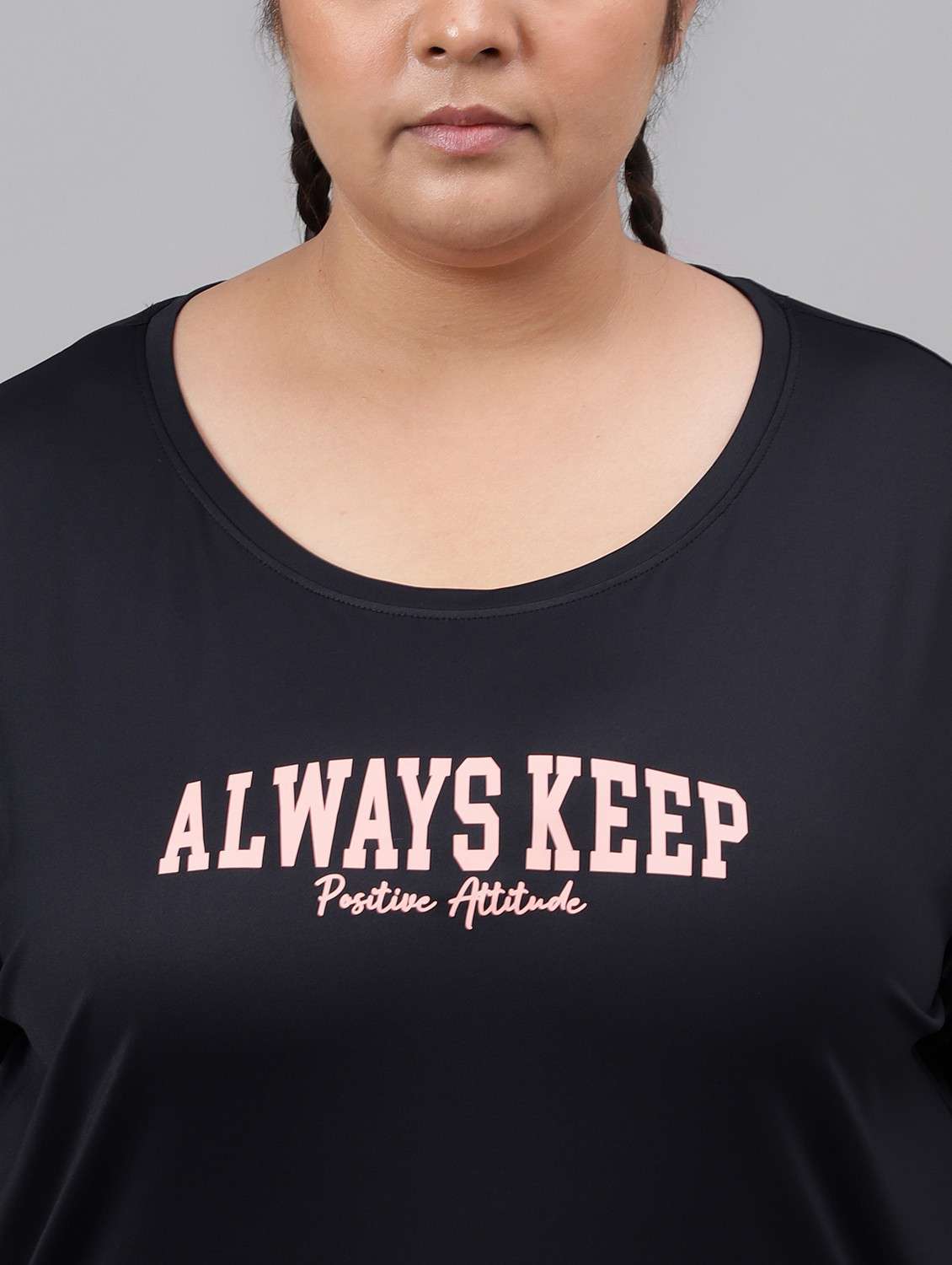 women plus size printed dri-fit sports t-shirt - 21762560 -  Standard Image - 5
