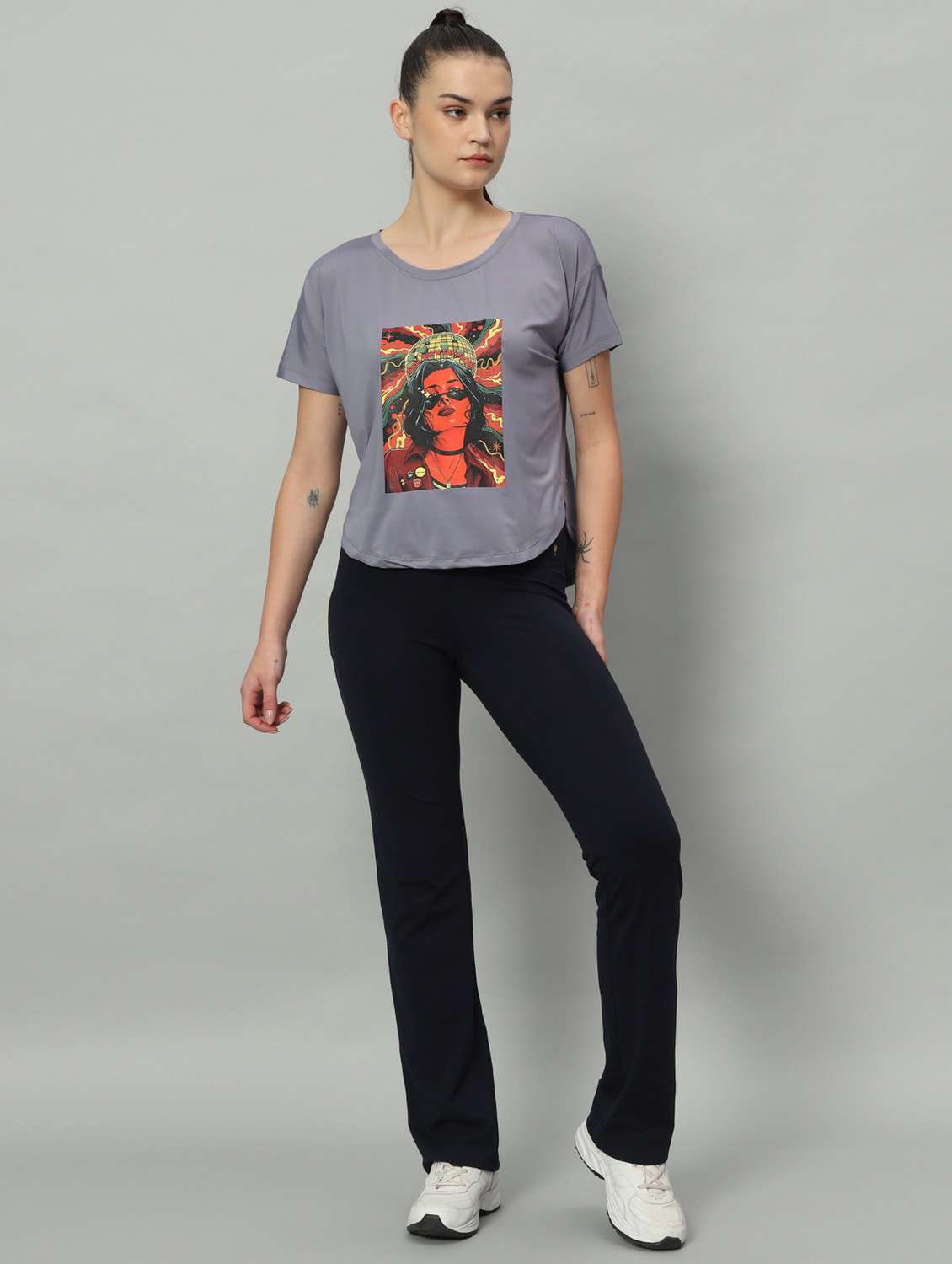 women printed dri-fit sports t-shirt - 21762567 -  Standard Image - 5