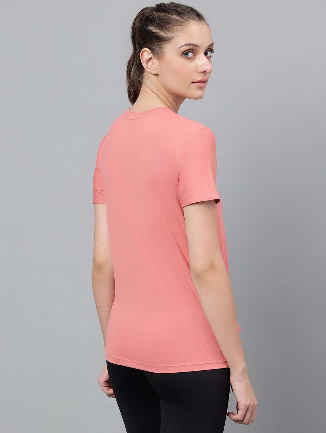 women printed dri-fit high low sports t-shirt - 21762585 -  Standard Image - 3