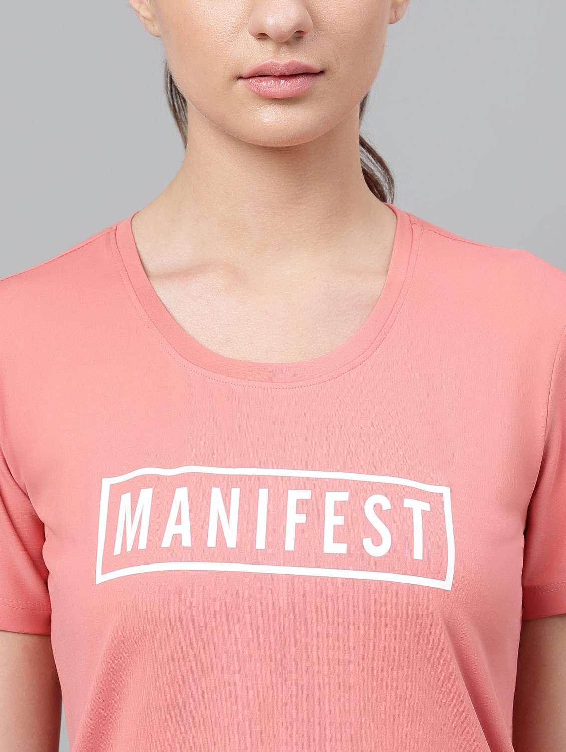 women printed dri-fit high low sports t-shirt - 21762590 -  Standard Image - 5