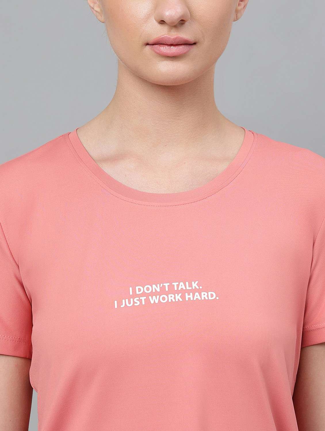 women printed dri-fit high low sports t-shirt - 21762594 -  Standard Image - 5