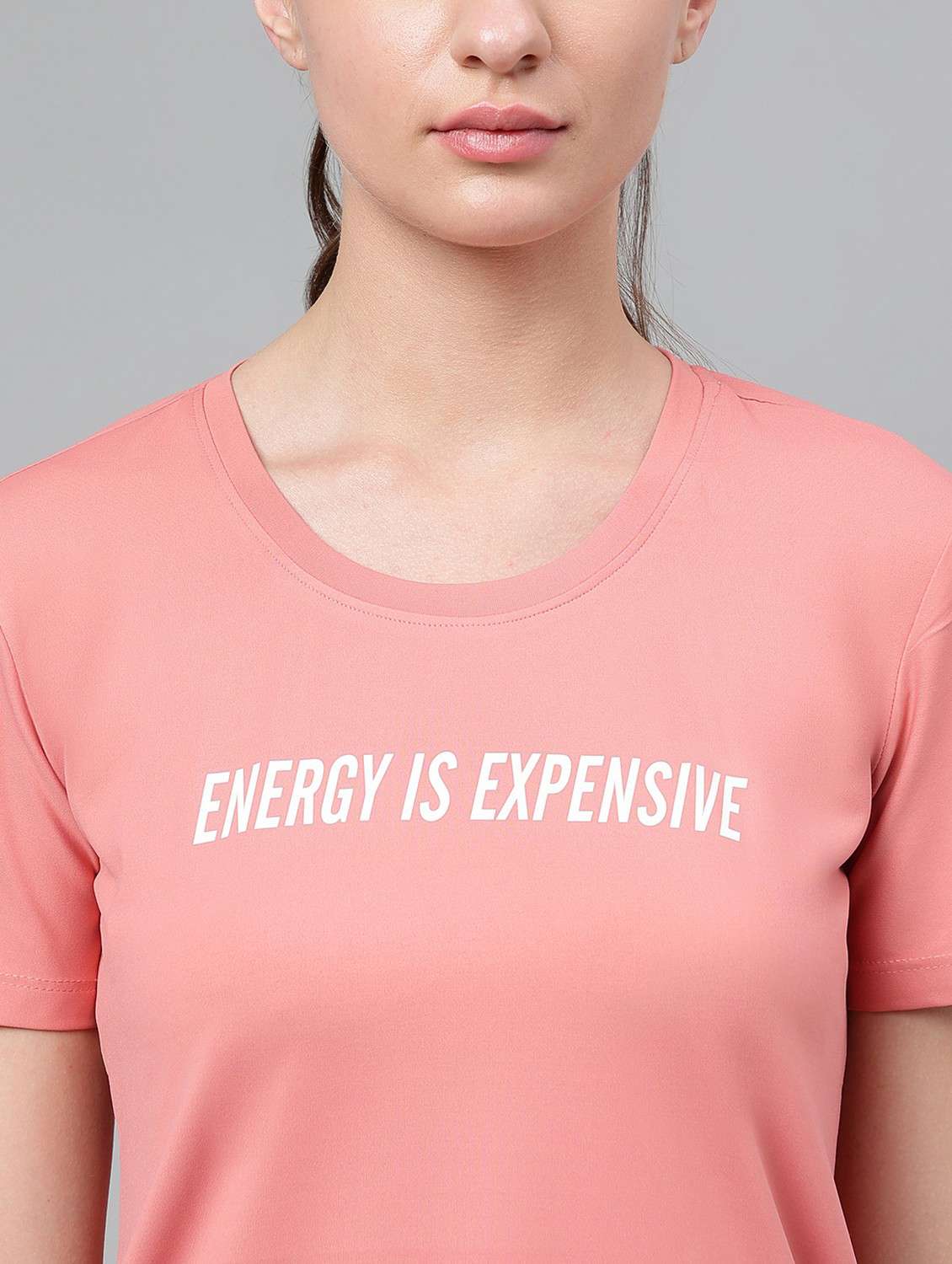 women printed dri-fit high low sports t-shirt - 21762597 -  Standard Image - 5