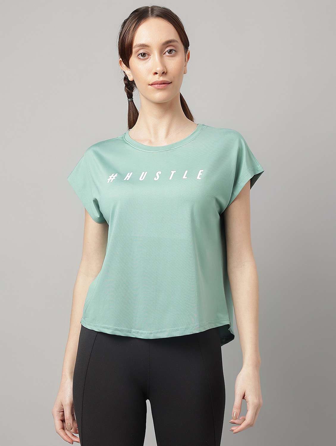 women printed dri-fit sports t-shirt - 21762604 -  Zoom Image - 0