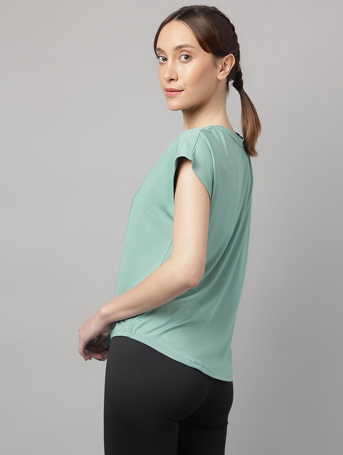 women printed dri-fit sports t-shirt - 21762610 - Standard Image - 3