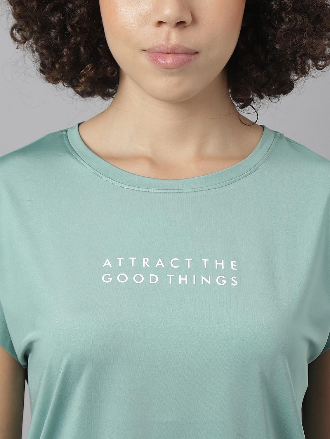 women printed dri-fit sports t-shirt - 21762612 - Standard Image - 5