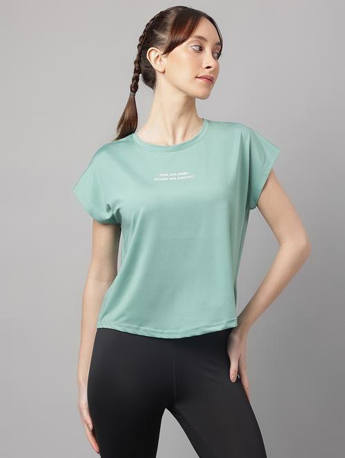 women printed dri-fit sports t-shirt - 21762613 -  Standard Image - 0