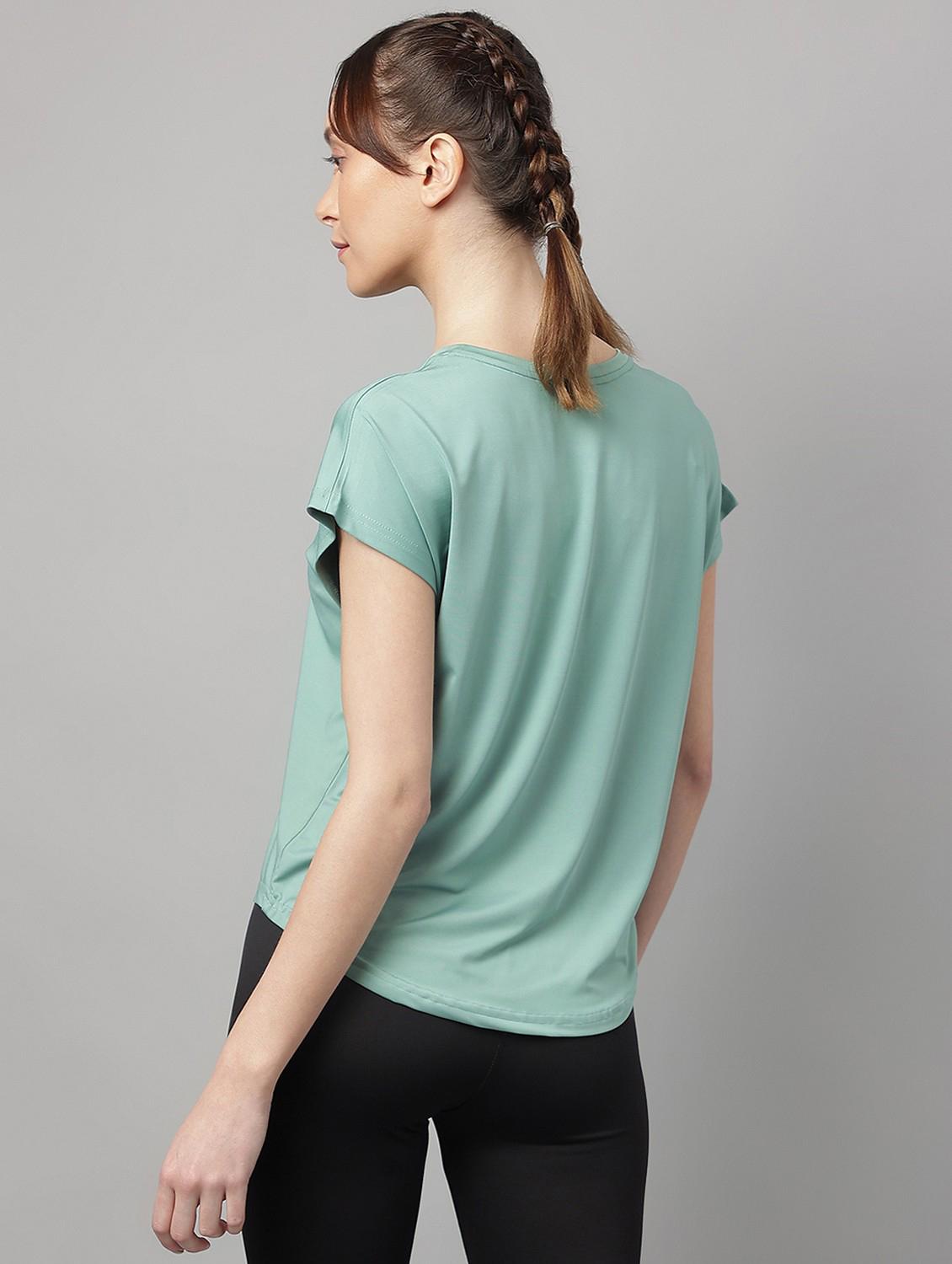 women printed dri-fit sports t-shirt - 21762613 - Standard Image - 3