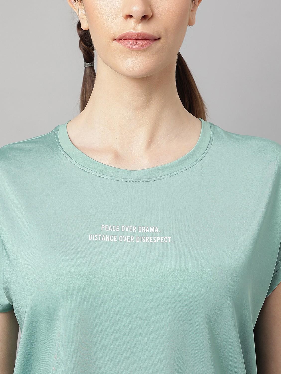 women printed dri-fit sports t-shirt - 21762613 - Standard Image - 5