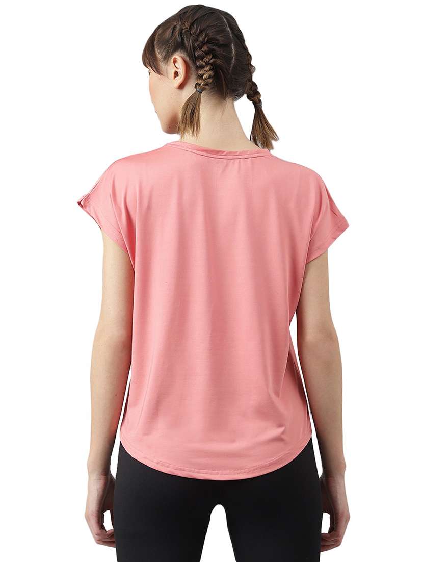 women printed round neck dri-fit t-shirt - 21762657 -  Standard Image - 3