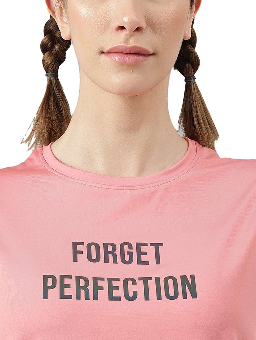 women printed round neck dri-fit sports t-shirt - 21762659 -  Standard Image - 5