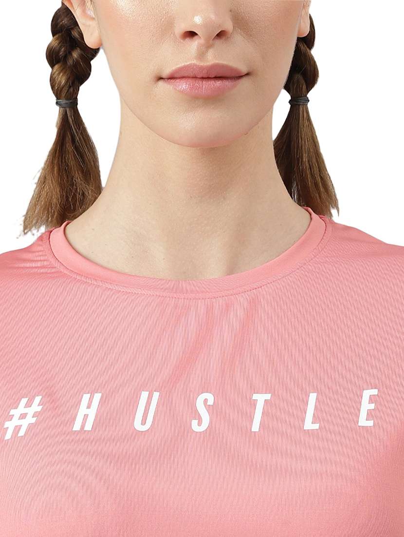 women chest print short sleeve t-shirt - 21762661 -  Standard Image - 5