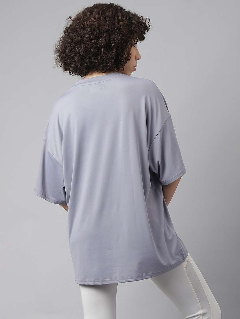 women printed round neck dri-fit t-shirt - 21762686 -  Standard Image - 3