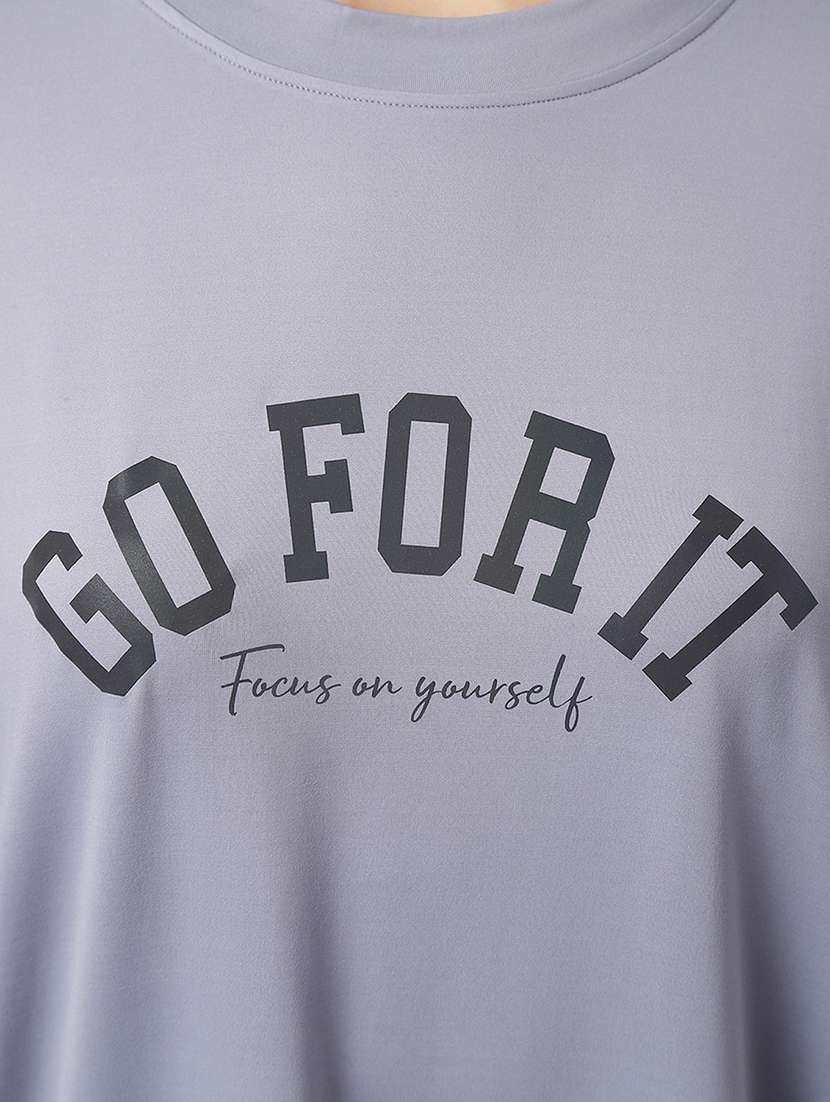 women printed round neck dri-fit t-shirt - 21762686 -  Standard Image - 5