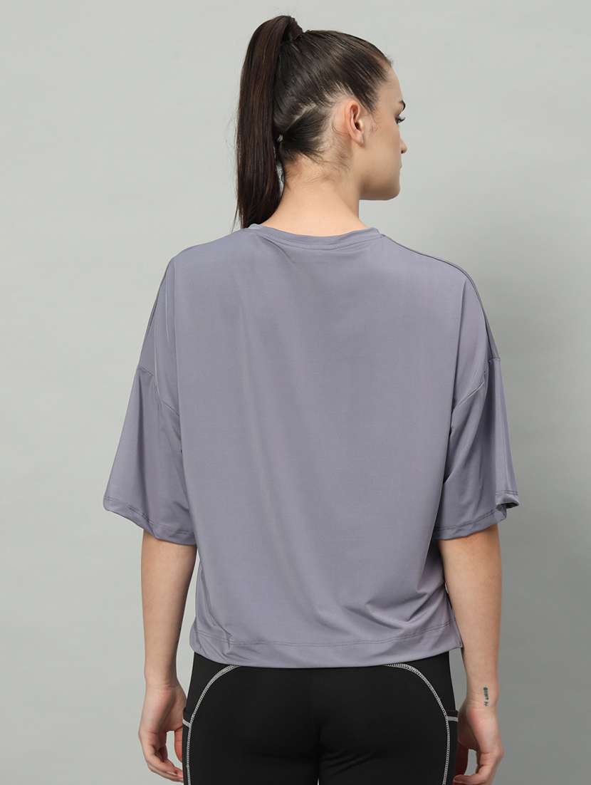 women printed dri-fit boxy sports t-shirt - 21762696 -  Standard Image - 3