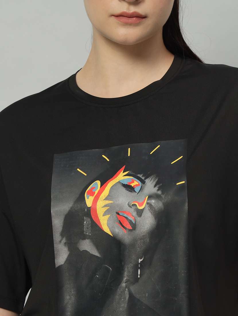 women printed dri-fit sports t-shirt - 21762699 -  Standard Image - 5