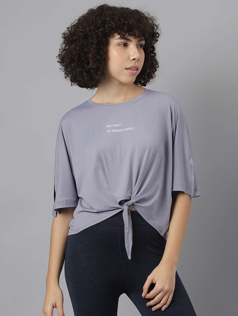 women printed dri-fit sports t-shirt