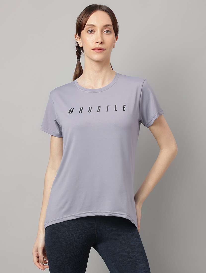 women printed dri-fit sports t-shirt