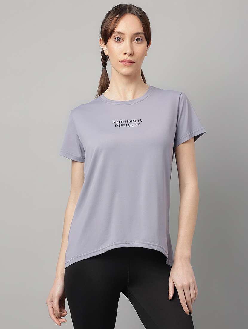 women printed dri-fit sports t-shirt