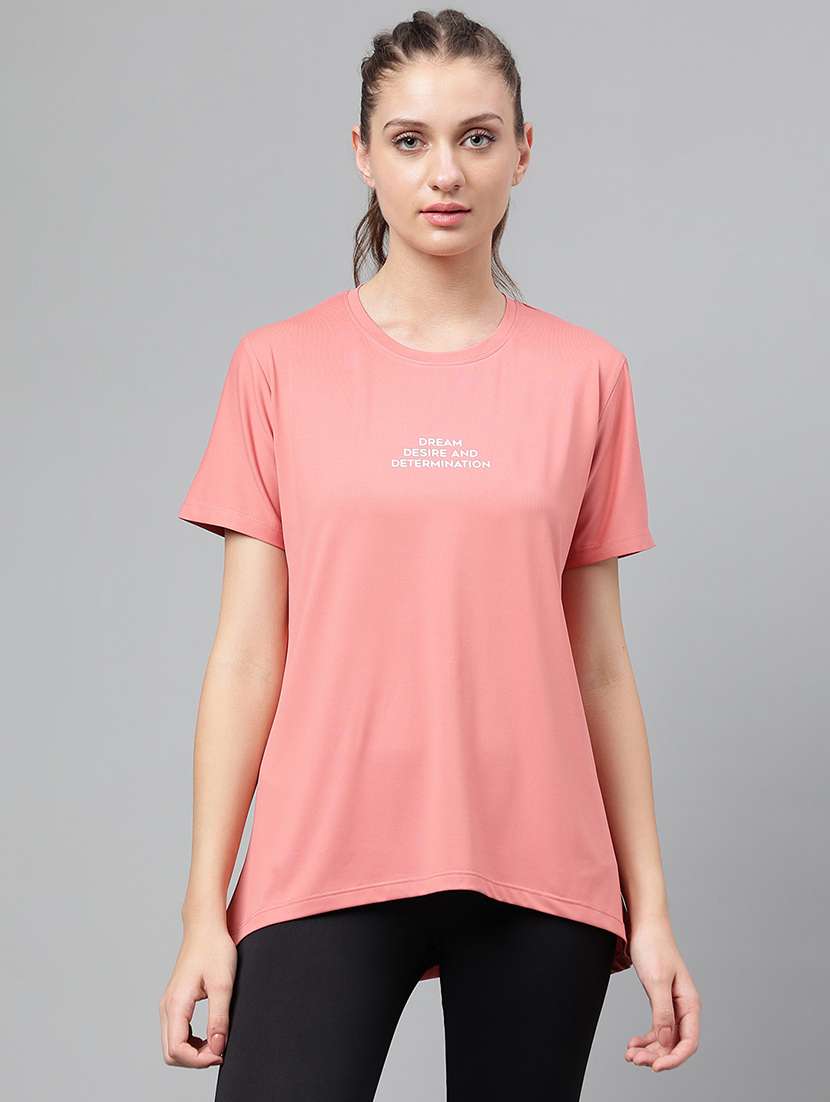 women printed dri-fit sports t-shirt