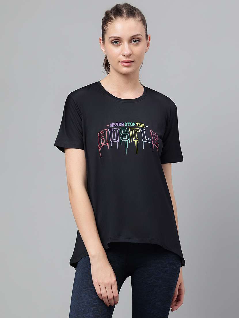 women printed dri-fit sports t-shirt