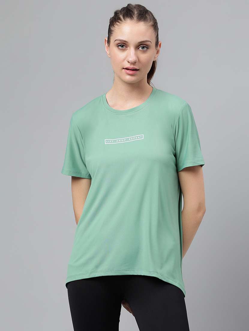 women printed dri-fit sports t-shirt