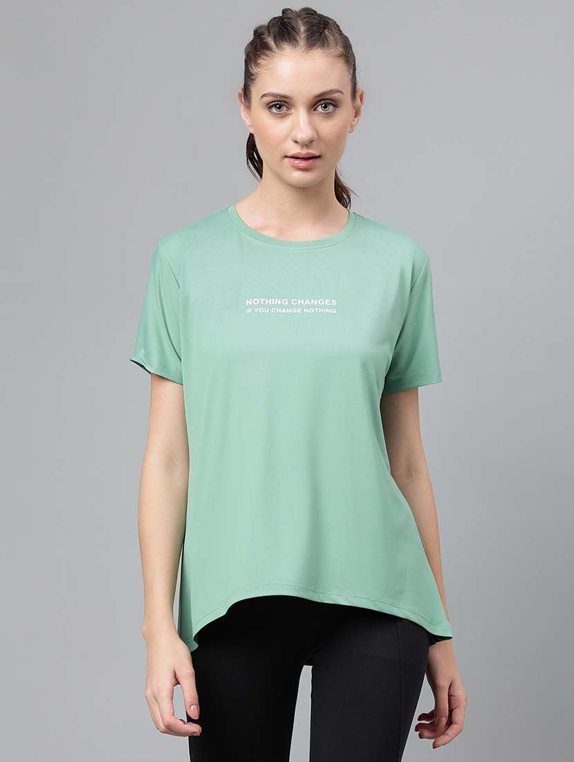 women printed dri-fit sports t-shirt