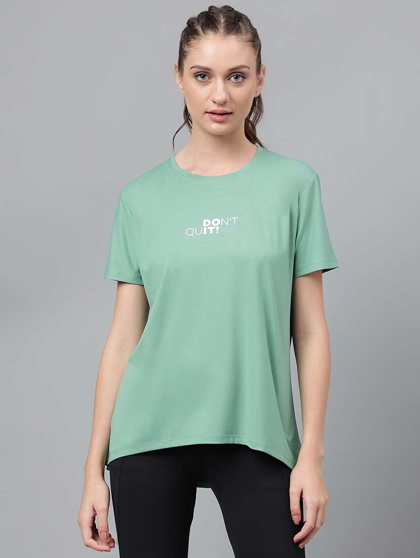 women printed dri-fit sports t-shirt