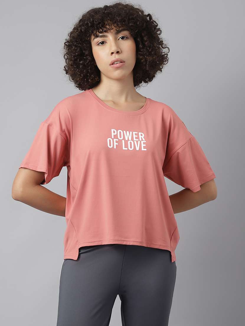 women printed dri-fit sports t-shirt