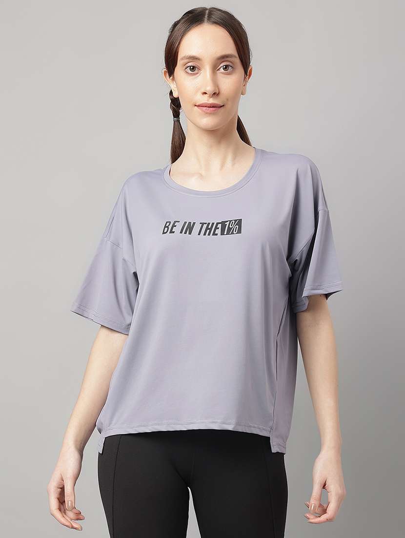 women printed dri-fit sports t-shirt