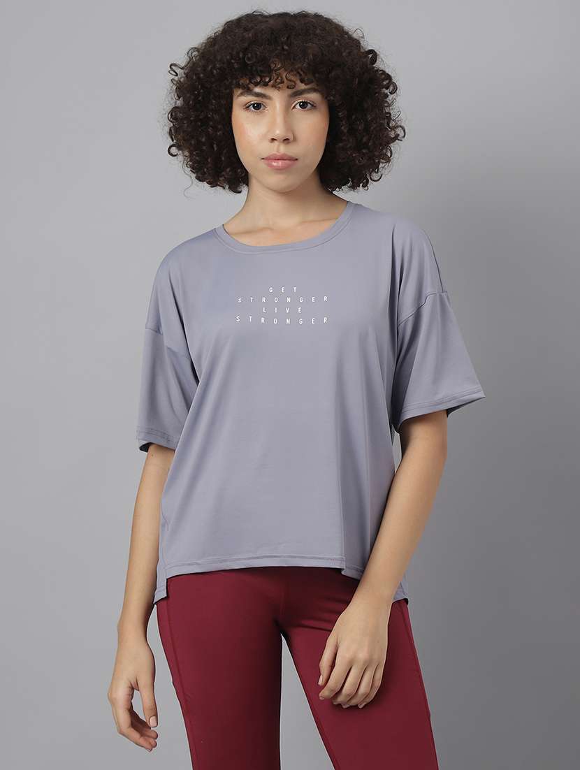 women printed dri-fit sports t-shirt