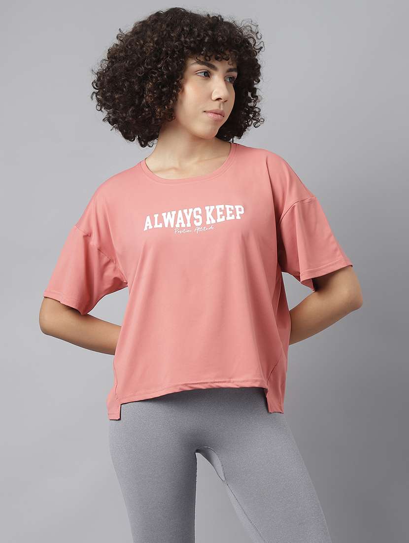 women printed dri-fit sports t-shirt