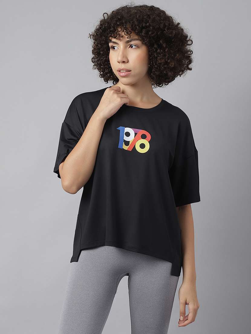 women printed dri-fit sports t-shirt