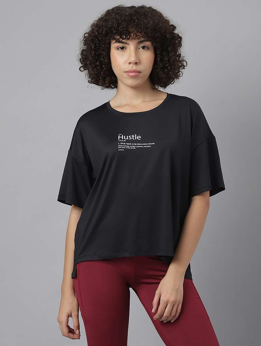 women printed dri-fit sports t-shirt