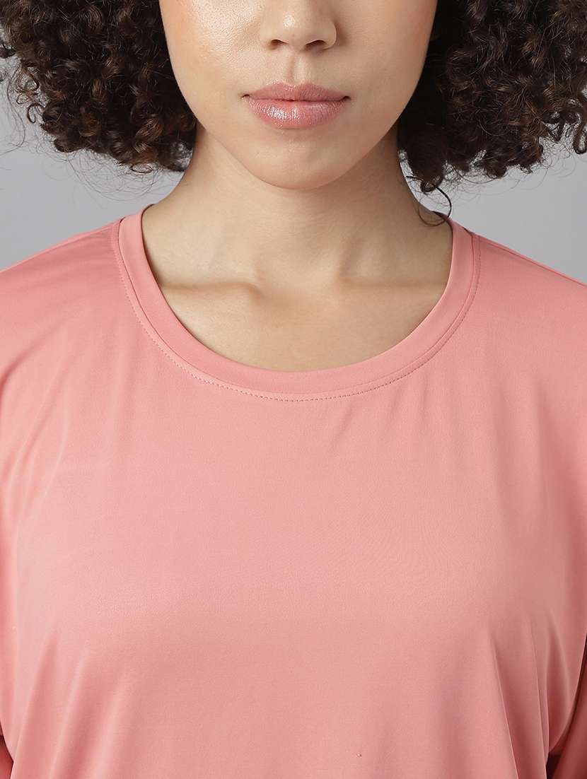 women solid dri-fit sports t-shirt - 21762803 -  Standard Image - 5