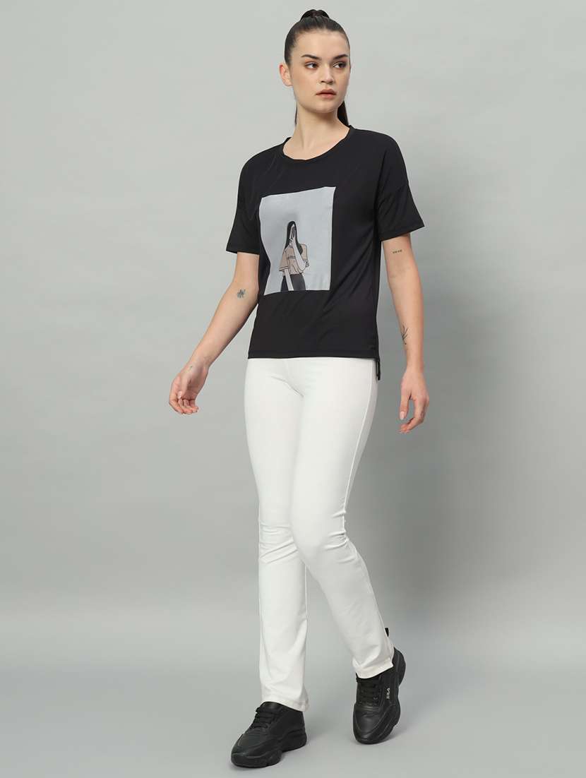 women printed dri-fit sports t-shirt - 21762810 -  Standard Image - 5