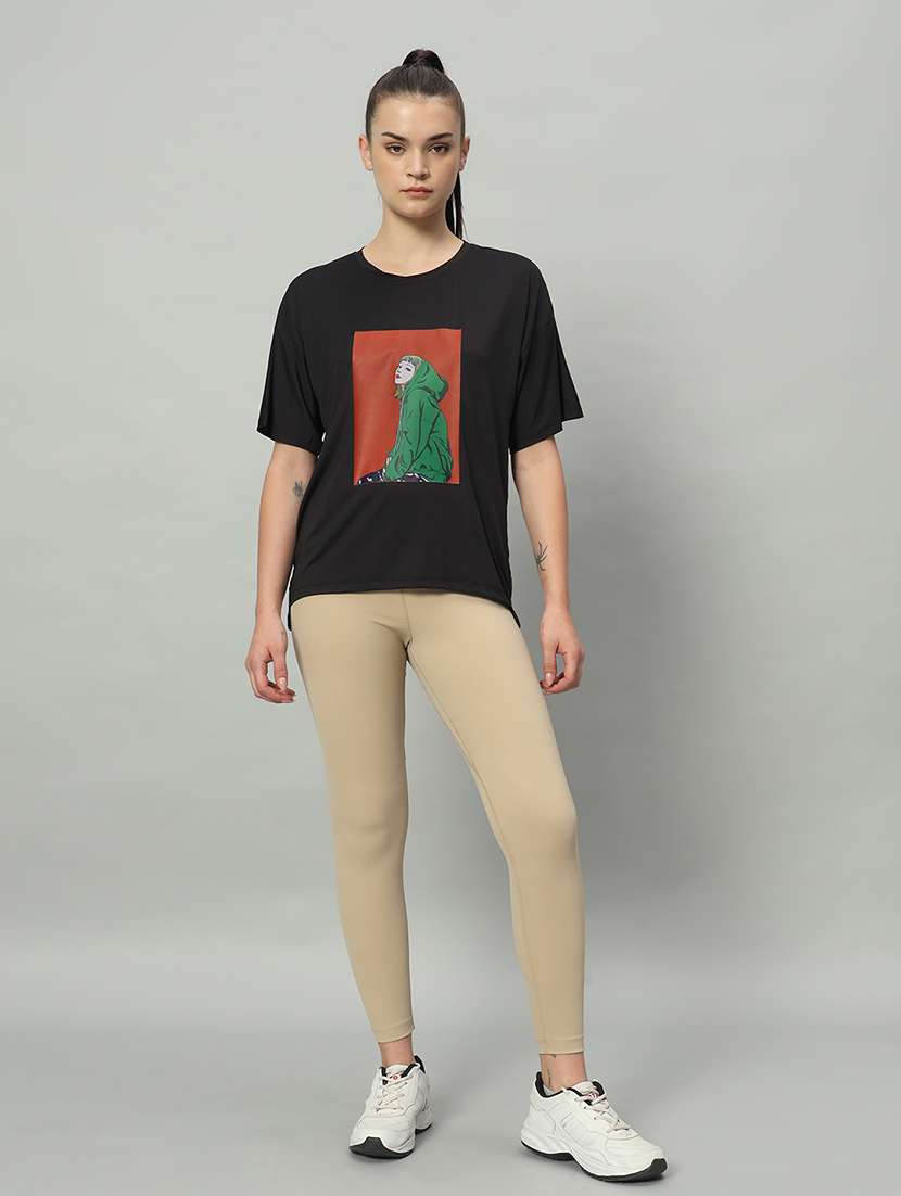 Women Printed Dri-fit Sports T-shirt - 21762813 -  Standard Image - 5