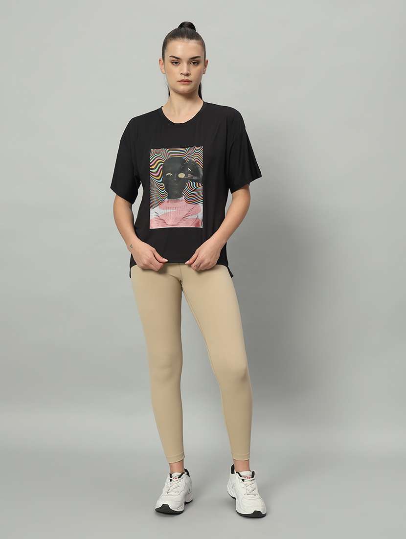 women printed dri-fit sports t-shirt - 21762819 -  Standard Image - 5