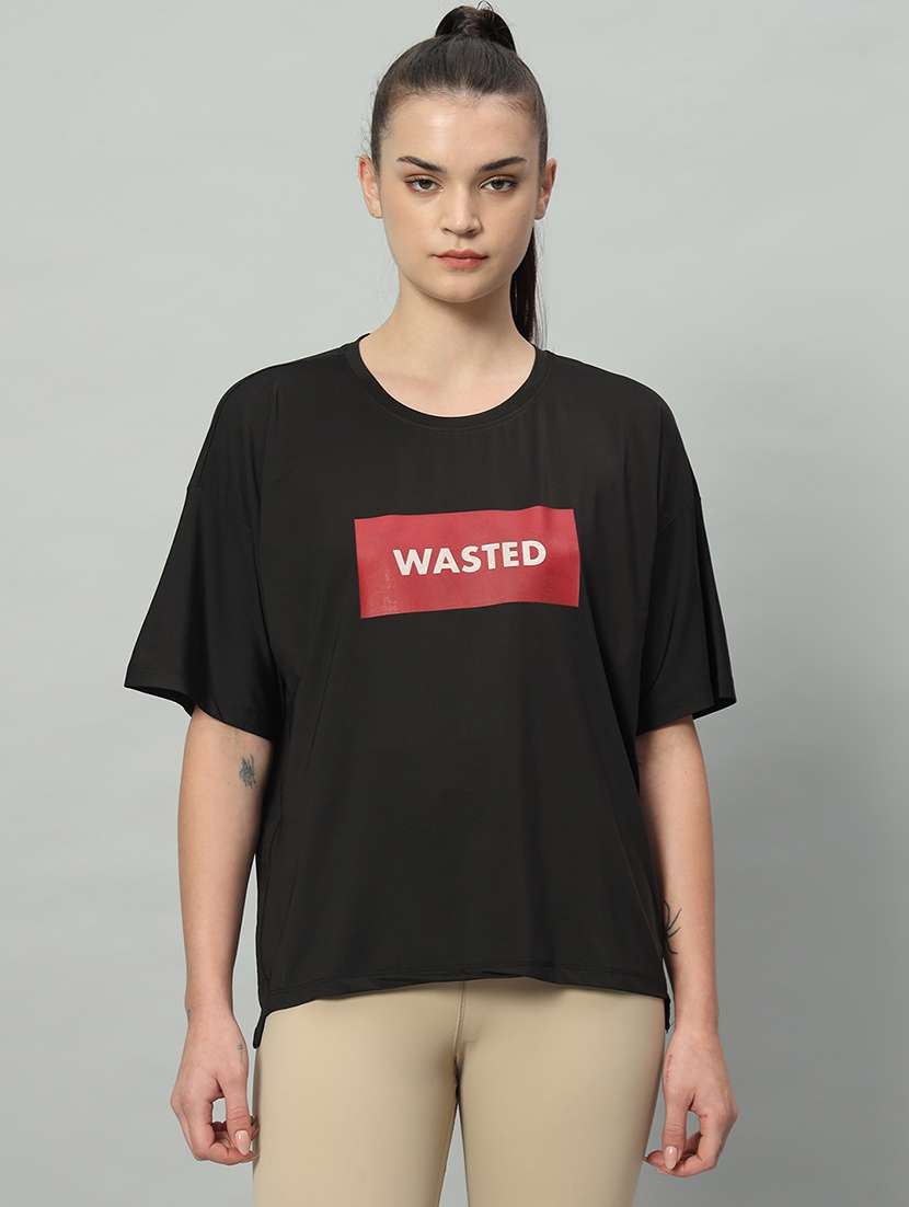 women printed dri-fit sports t-shirt