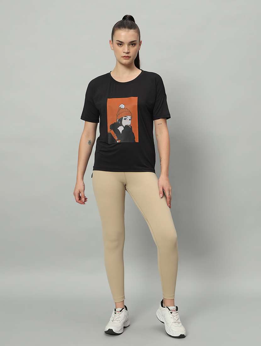 women printed dri-fit sports t-shirt - 21762830 -  Standard Image - 5